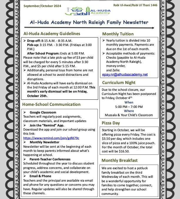 September Newsletter